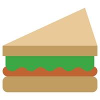 Sandwich Icon, Flat Design Style Icon, Restaurant Element Icon Collection vector