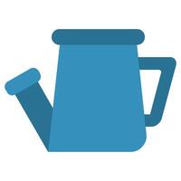 Watering Can Flat Icon, Flat Design Style Icon Symbol, Farming Element Icon vector