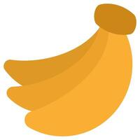Banana Icon, Fruit and Vegetable Flat Design Icon Symbol vector
