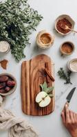 Exploring Flavors in a Kitchen With Fresh Ingredients and Spices photo