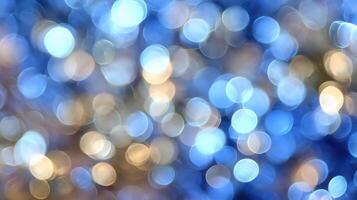 The beautiful bokeh lights creating a shimmering, dreamy background. photo