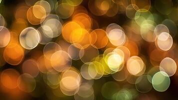 The mesmerizing bokeh lights create a vibrant and enchanting atmosphere. photo