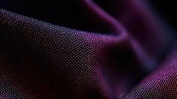 The vibrant texture of luxurious fabric showcasing elegant patterns and colors. photo