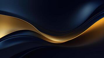 A black and gold background with waves photo