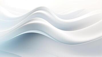 Abstract white wave background with waves photo