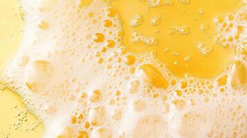 A close up of a glass of beer photo