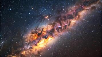 the milky way galaxy is seen in this image photo