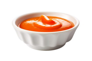 Bowl with sauce isolated on a transparent background png