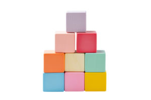 Building Blocks isolated on transparent background png