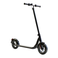 A scooter with a handlebar isolated on transparent background png