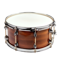 A close up of a drum isolated on a transparent background png