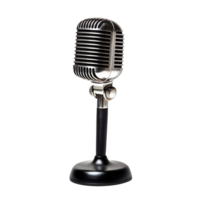A wireless microphone isolated on a transparent background png