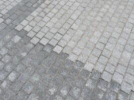 Beautiful pattern of cement floor for background texture concept. photo