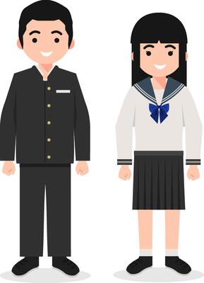 Group of High School Students in Uniform