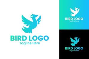 Bird Logo Design Elegant Bird Logo for Nature Branding vector
