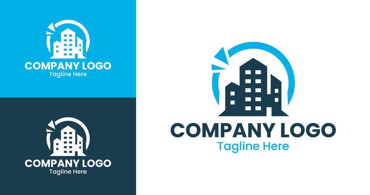 Company Logo Design Modern Business Logo with Abstract Geometric Shapes
