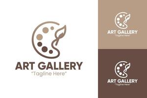 Creative Art Gallery Logo Design for Artistic Spaces vector