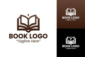 Unique Book Logos for Libraries and Educational Institutions vector