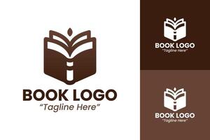 Modern and Elegant Book Logo Concepts for Digital and Print Branding vector