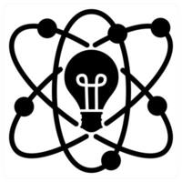 innovative idea icon concept in black color vector