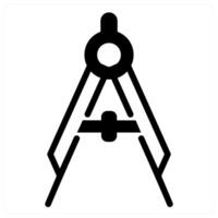 precision icon concept in black color vector