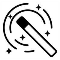 auto enhance icon concept in black color vector