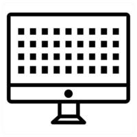 grid icon in black color vector
