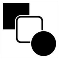 blend tool icon concept in black color vector