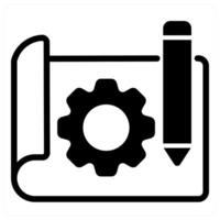 prototype sketch icon concept in black color vector