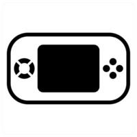 gaming psp icon concept in black color vector