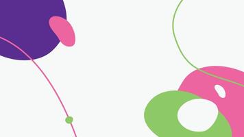 Minimal Fluid Art with White and Neon Background vector