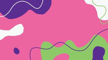 Pink Background with Organic Color Flow Background vector