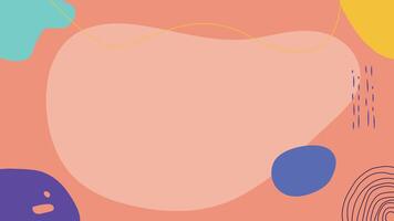 Soft Pastel Abstract Design with Space Background vector