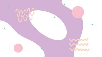 Modern Abstract in Pastel Peach and Pink vector