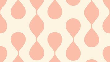 Seamless Blush Drop Motif on Light Background vector