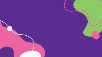 Purple Canvas with Expressive Color Blobs vector