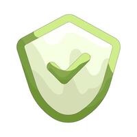 Illustration of Shield with Check Mark vector