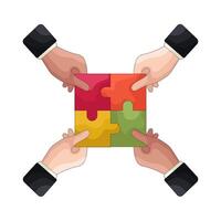Illustration of Team Building vector