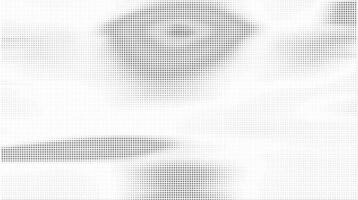 Halftone Dot Fading Effect in Black and White vector