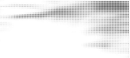 Stylish Halftone Dotted Background in Monochrome vector