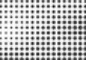 Abstract Monochrome Halftone Dot Pattern vector