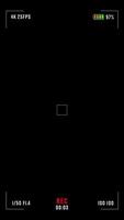 vertical 4k Camcoder overlay recording screen camera view video
