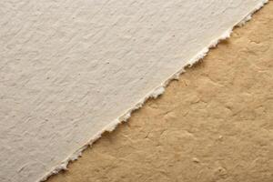 Abstract textured background with torn paper edges for design and crafts photo