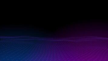 Colorful wave patterns create a stunning visual display at night event video