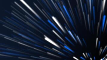 Dynamic light streaks create mesmerizing effects in dark background video