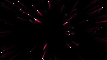 Explosive animation showcasing vibrant light patterns in stunning display video