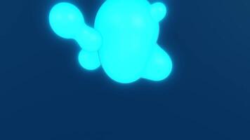 Abstract background 3d horizontal neon lava lamp liquid oil blob bubble sphere shapes flow cool futuristic cyber colours gradient retro groovy pop trendy social media advertisement loop animation video