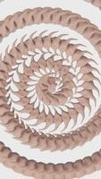 Abstract 3D vertical pastel rainbow gradient matte snake spine DNA loop animation wallpaper backgrounds swirl tribal vertebrate spiky cyber punk cool stylish trendy fashionable figure form connection video