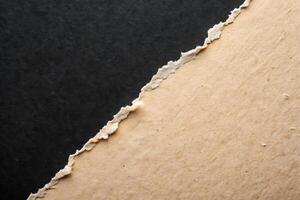 Abstract Paper Texture Background with Torn Edges for Creative Design photo