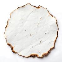 Burnt Edge Paper Texture with Crumpled Surface for Digital Design photo